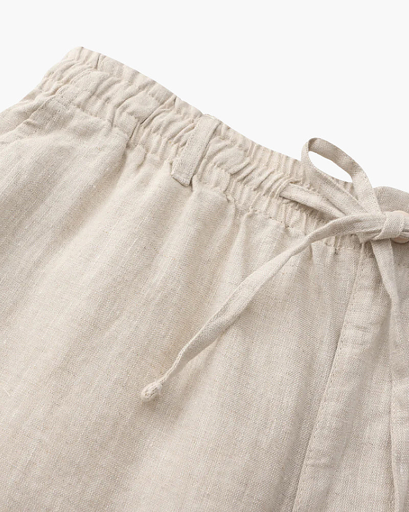 Casablanca - Premium Linen Shorts - Iron & Oak