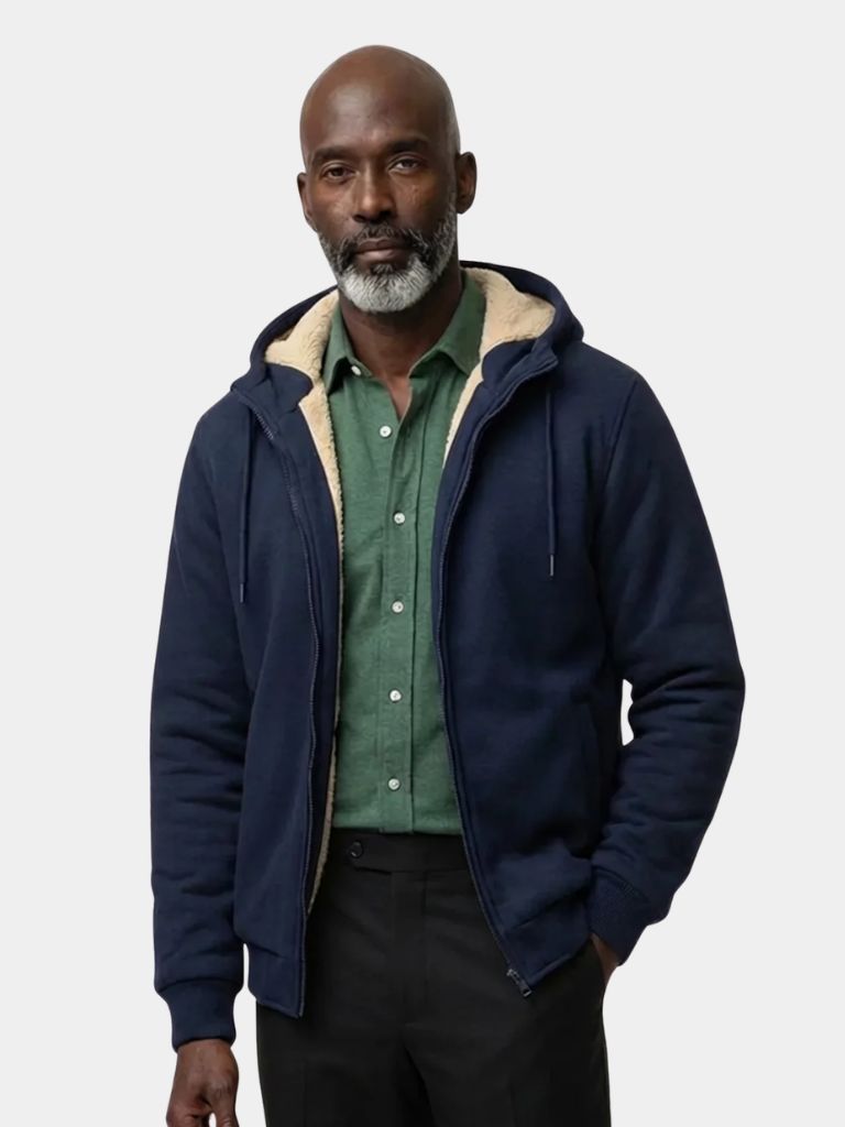 Winter Core Sherpa Hoodie Jacket - Iron & Oak