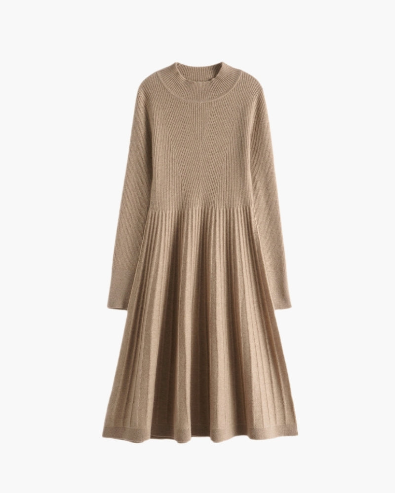 Pure Cashmere Flare Dress - Iron & Oak
