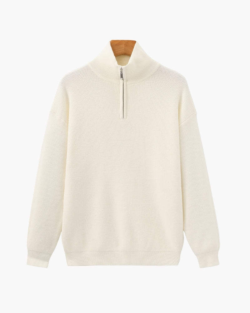 Refined Half-Zip Knit Pullover - Iron & Oak