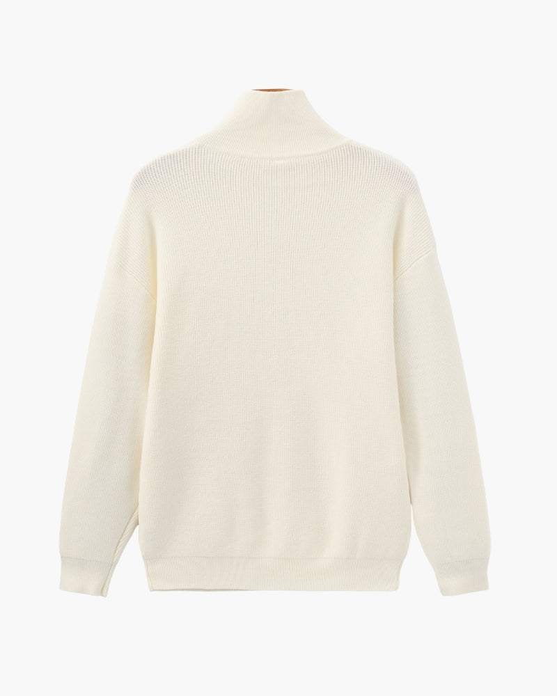 Refined Half-Zip Knit Pullover - Iron & Oak