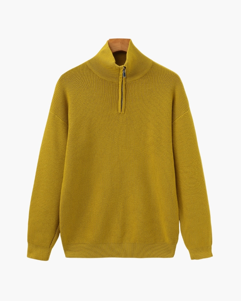 Refined Half-Zip Knit Pullover - Iron & Oak