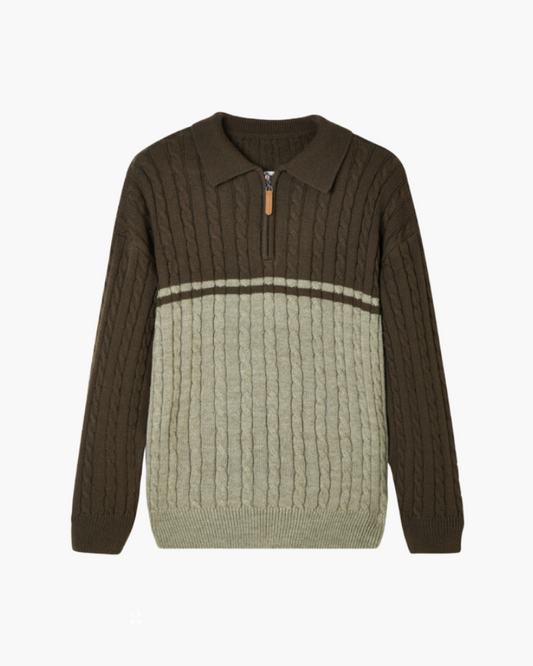 100% Premium Wool Zip Up - Iron & Oak
