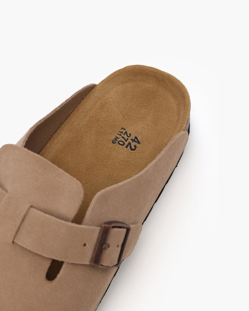 Suede Clogs - Iron & Oak