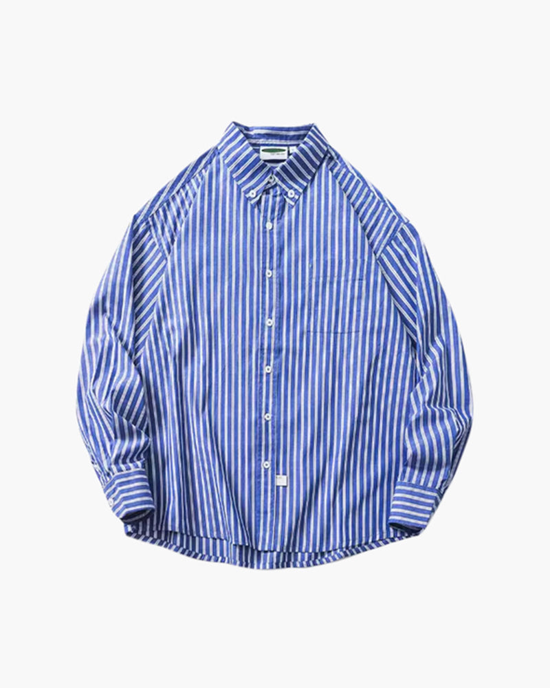 Oversized Striped Shirt - Iron & Oak