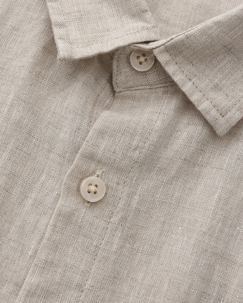 Cape Town - Linen Shirt (Shortsleeve) - Iron & Oak