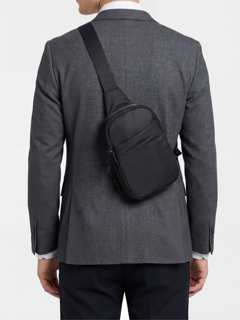 Small Essential Chest Bag - Iron & Oak