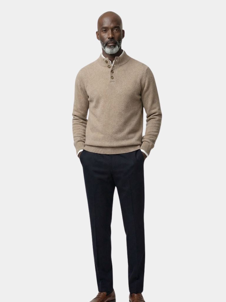 Timeless Luxe Cashmere Pullover - Iron & Oak