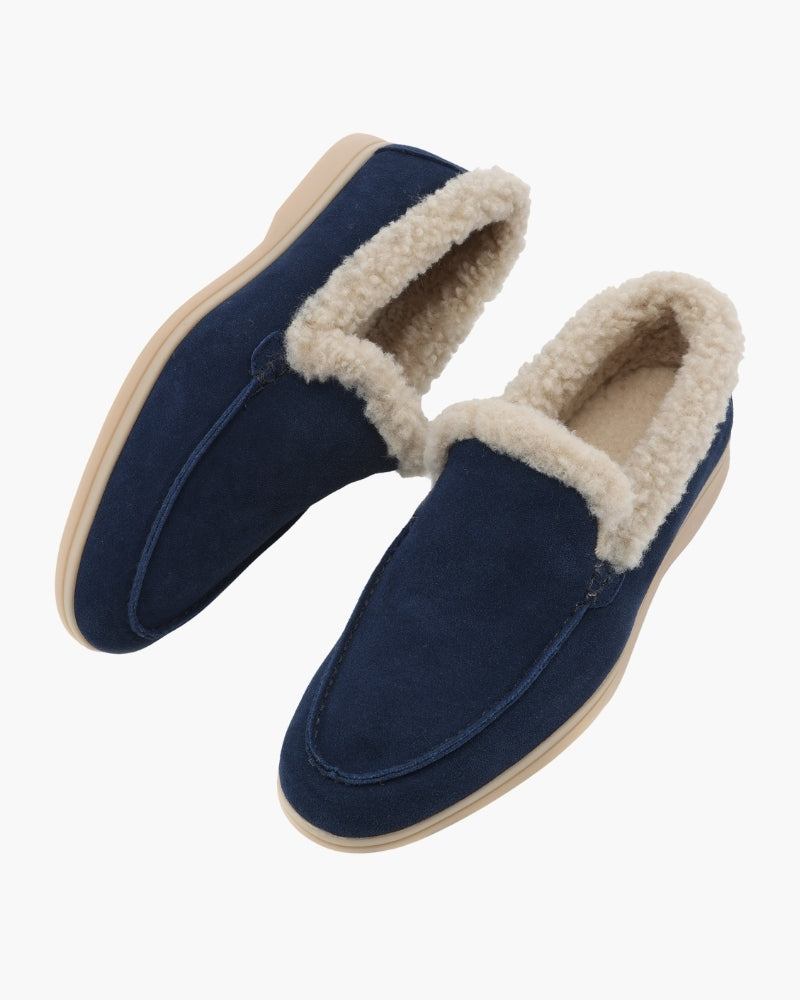 Fur-Lined Premium Loafers - Iron & Oak