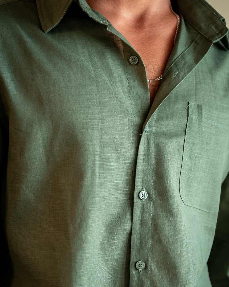 Linen Combo (Longsleeve) - Iron & Oak