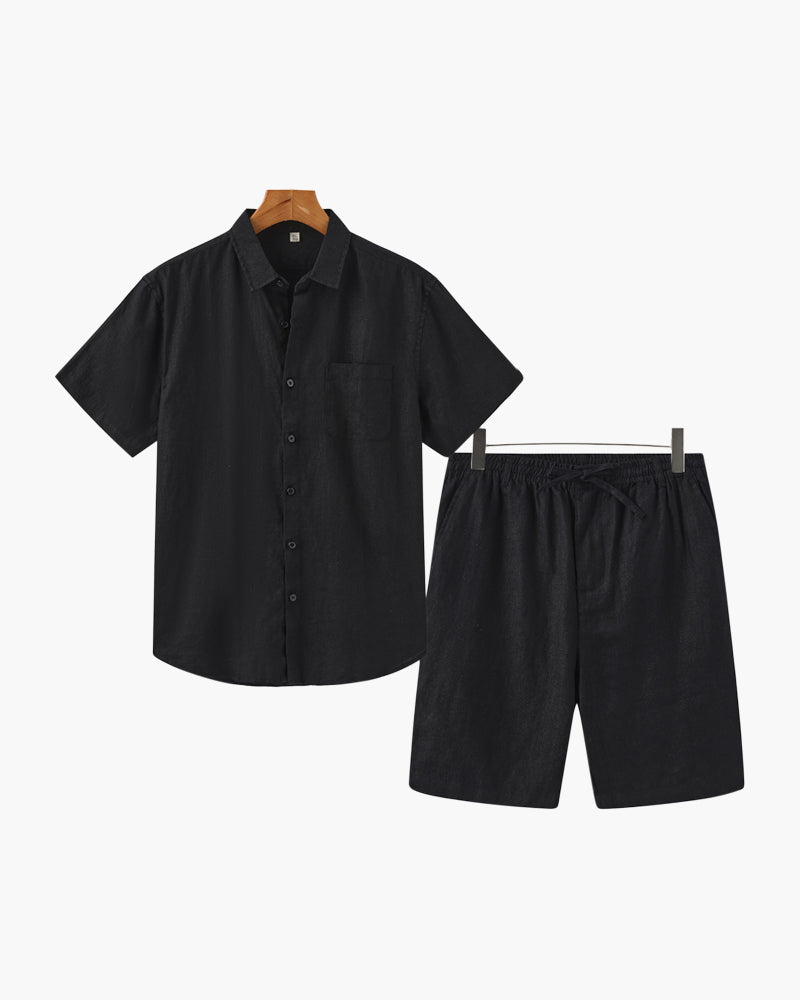 Linen Combo (Shorts) - Iron & Oak