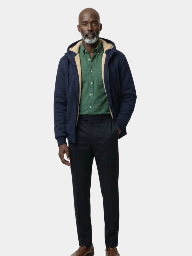 Winter Core Sherpa Hoodie Jacket - Iron & Oak