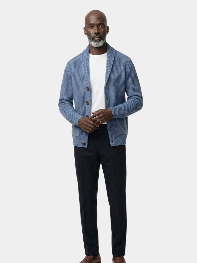 Sophisticated Winter Wool Cardigan - Iron & Oak
