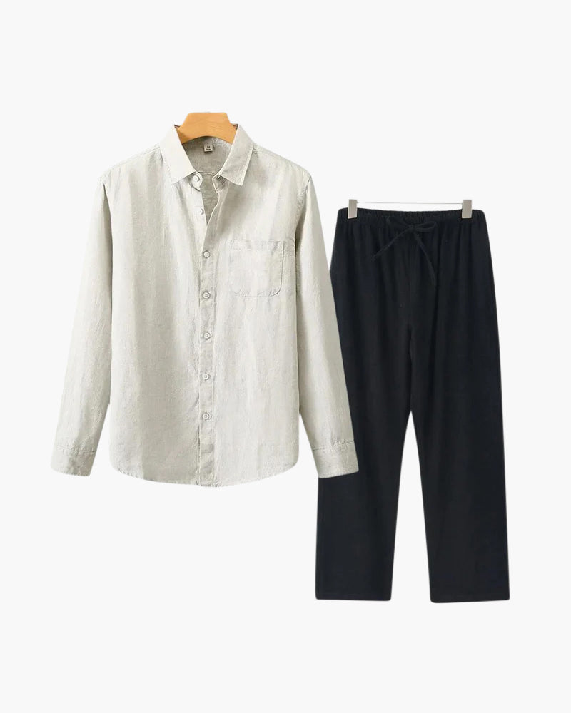Linen Combo (Longsleeve) - Iron & Oak