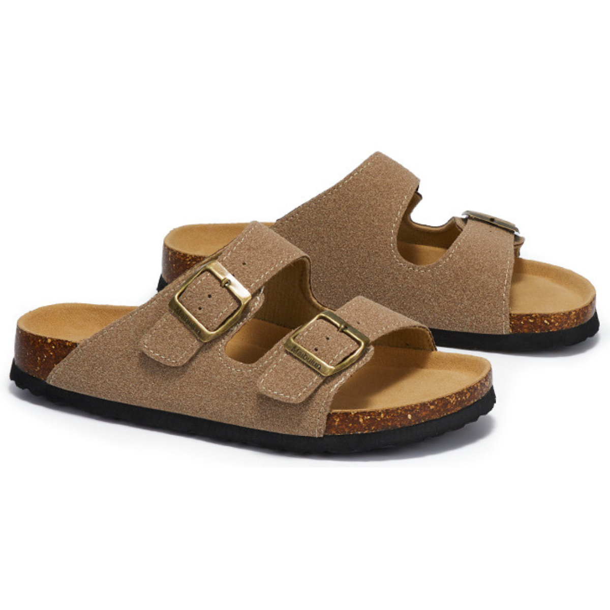 Suede Birken Sandal - Sand | Iron & Oak