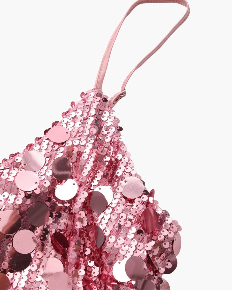 Sequin Party Mini Dress - Iron & Oak
