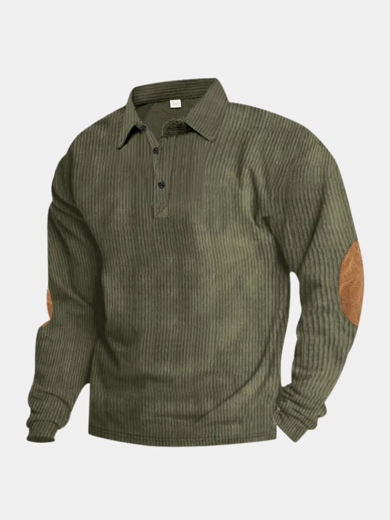 Westmoor Corduroy Polo - Iron & Oak