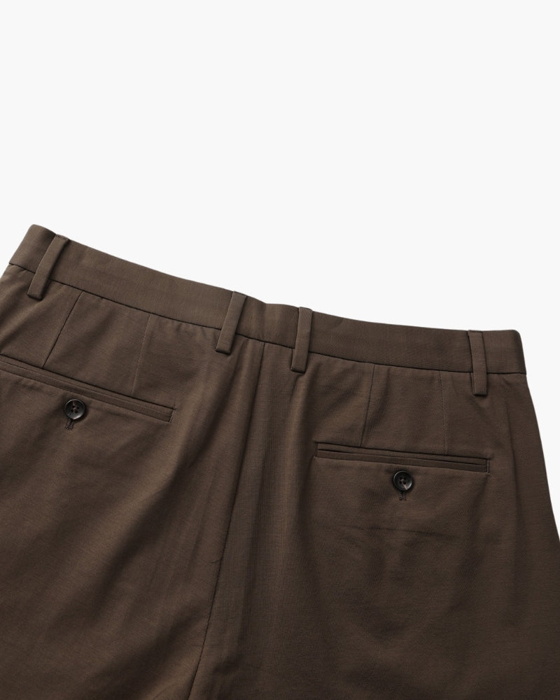 Wool Blend Trousers - Iron & Oak