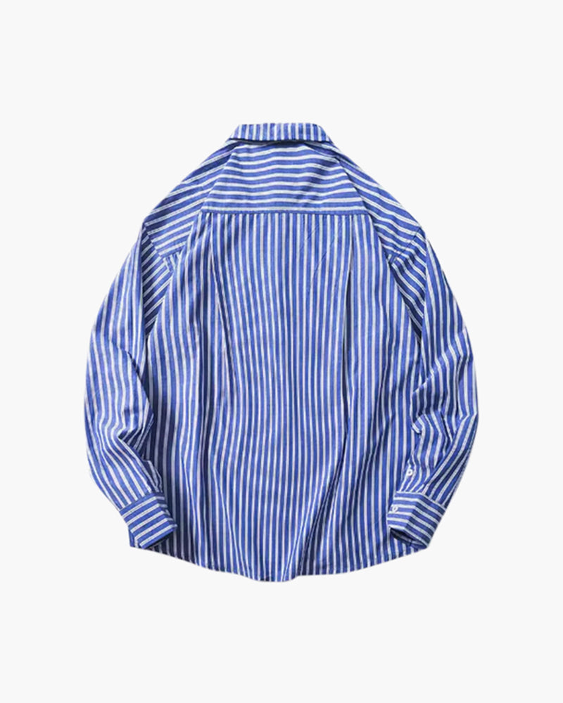 Oversized Striped Shirt - Iron & Oak