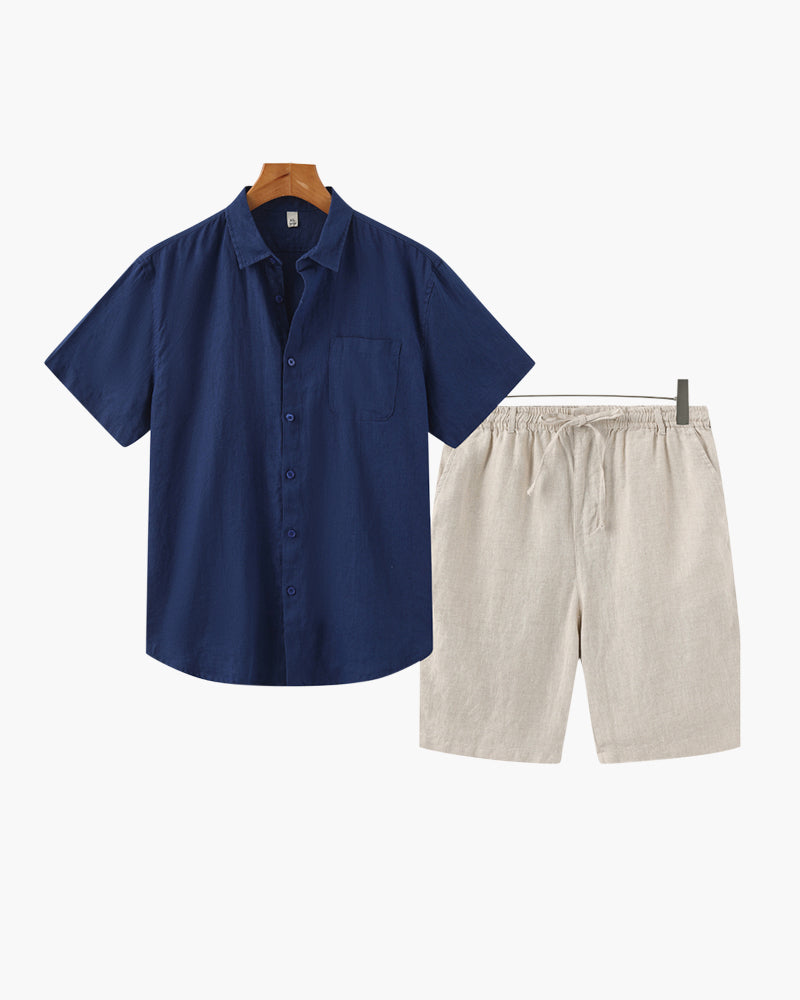 Linen Combo (Shorts) - Iron & Oak