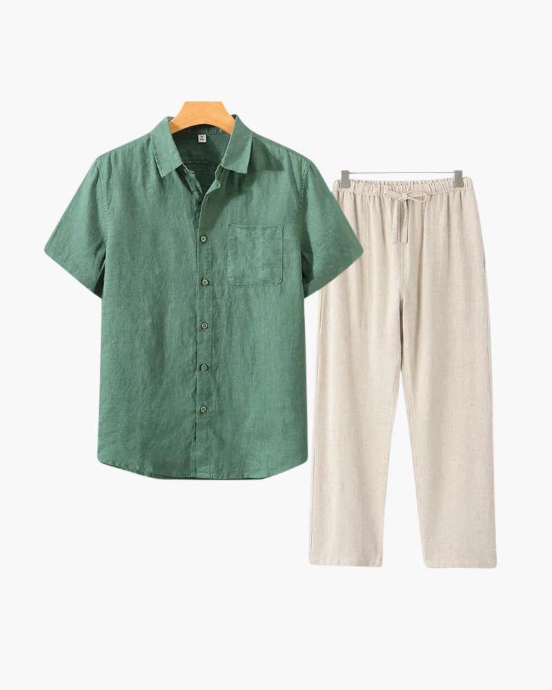 Linen Combo (Shortsleeve) - Iron & Oak