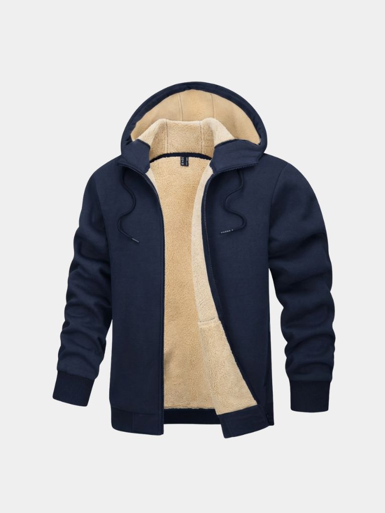 Winter Core Sherpa Hoodie Jacket - Iron & Oak