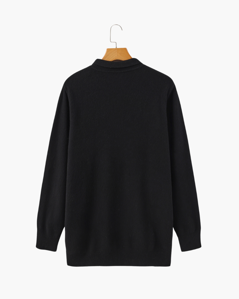 100% Cashmere Polo - Iron & Oak