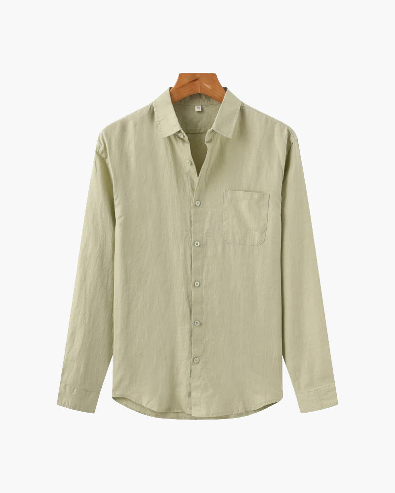 Cape Town - 100% Linen Shirt - Iron & Oak