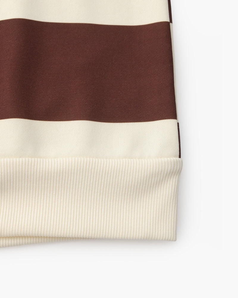 Vintage Stripe Rugby Polo - Iron & Oak