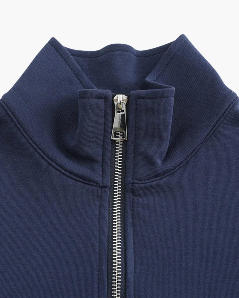 Miami Cotton Zip Up - Iron & Oak