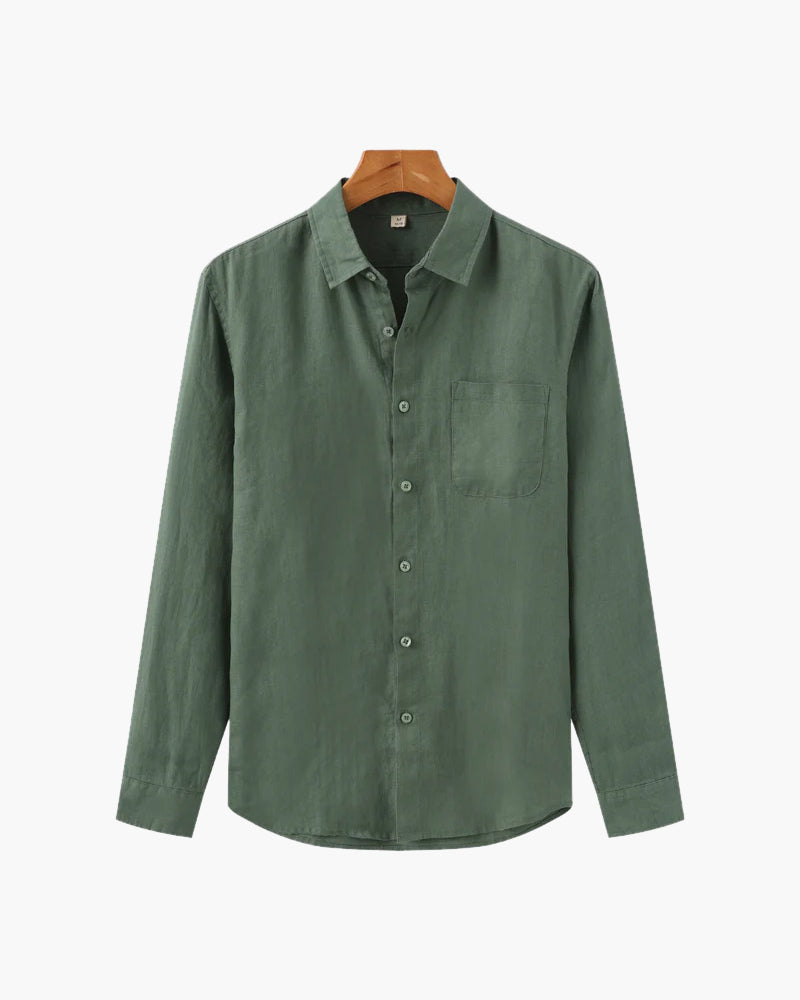 Cape Town - 100% Linen Shirt - Iron & Oak
