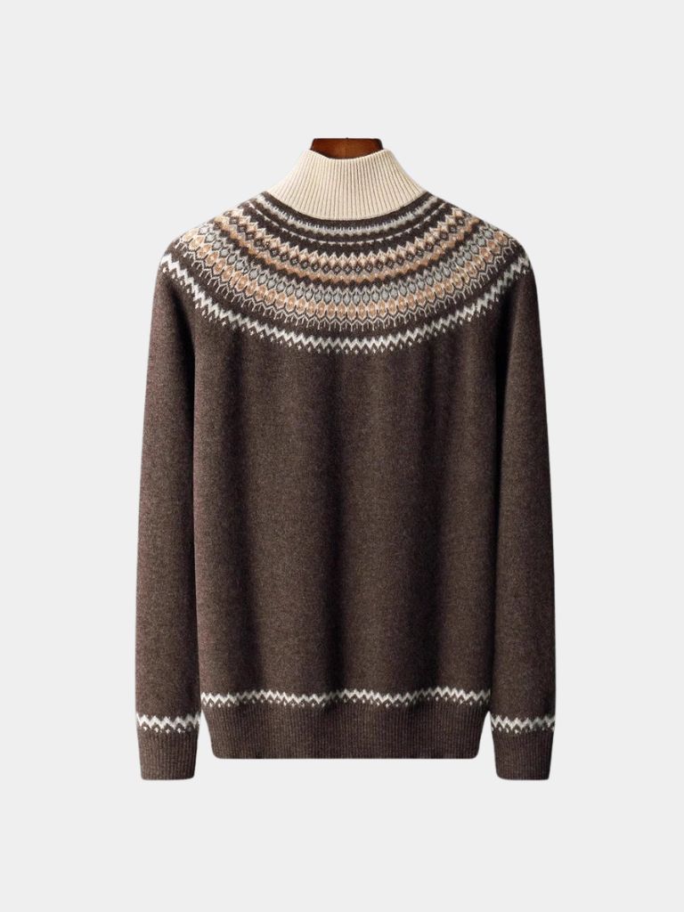 Valenbourg Nordic Knit Sweater - Iron & Oak