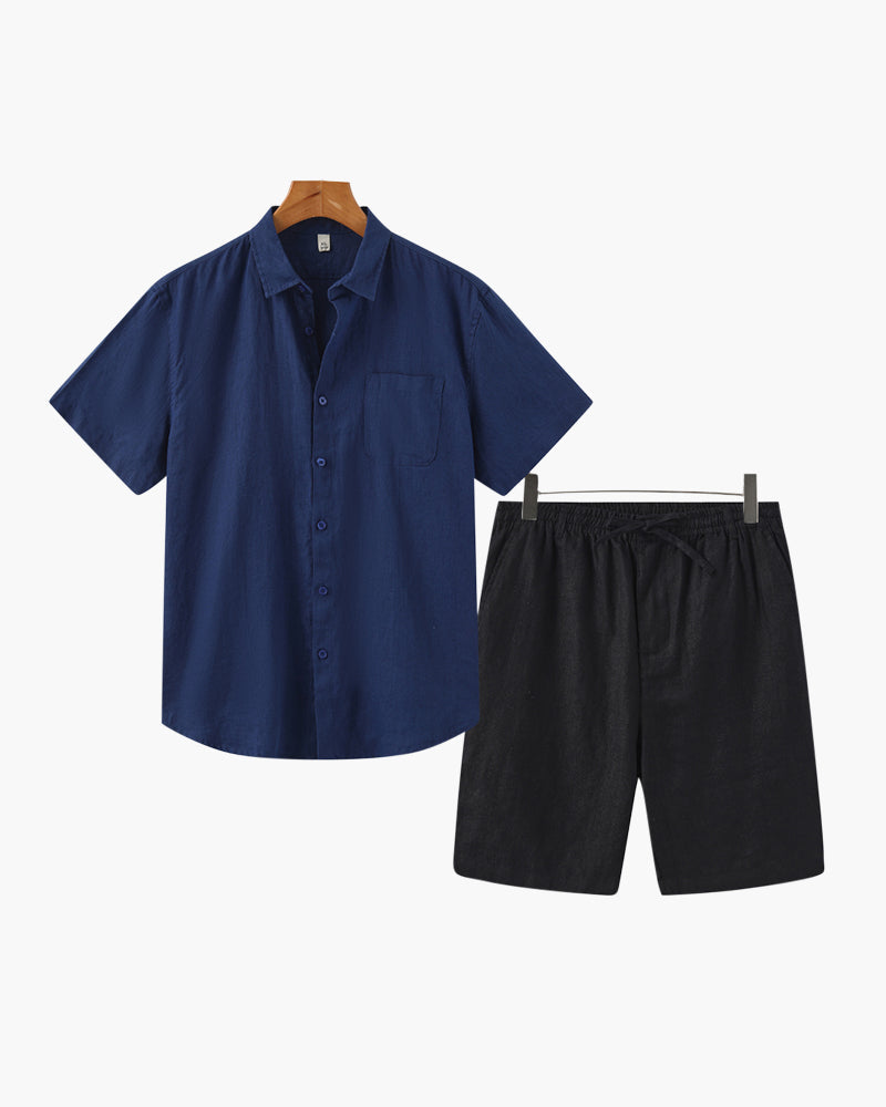 Linen Combo (Shorts) - Iron & Oak