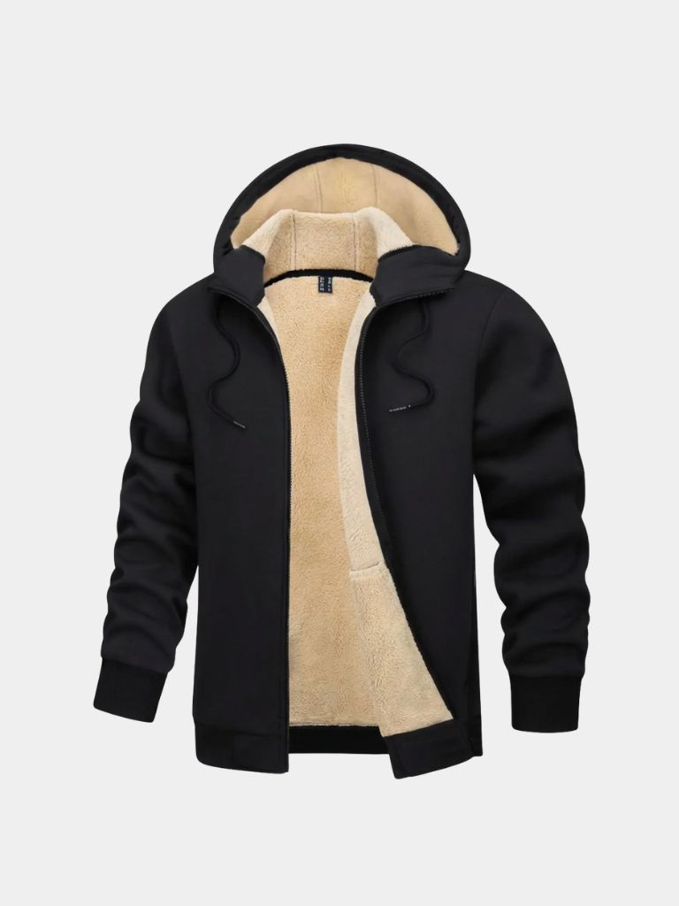 Winter Core Sherpa Hoodie Jacket - Iron & Oak