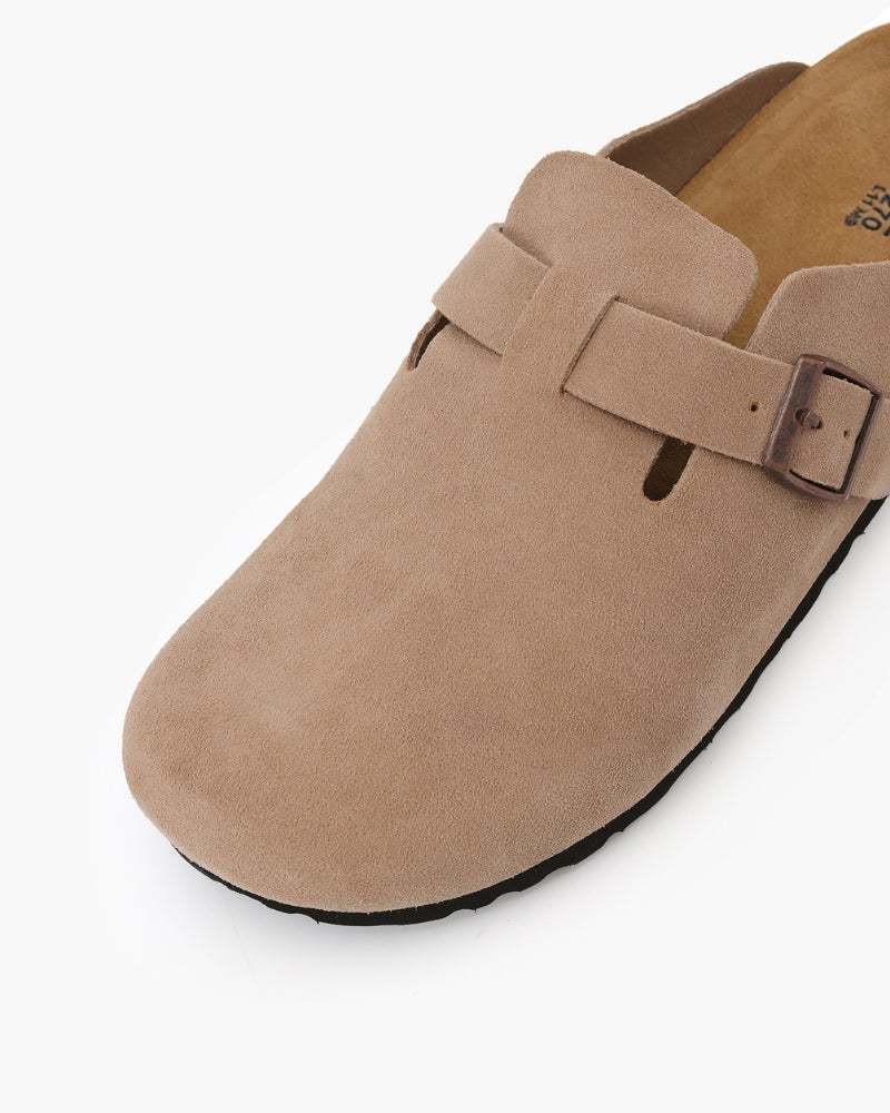 Suede Clogs - Iron & Oak