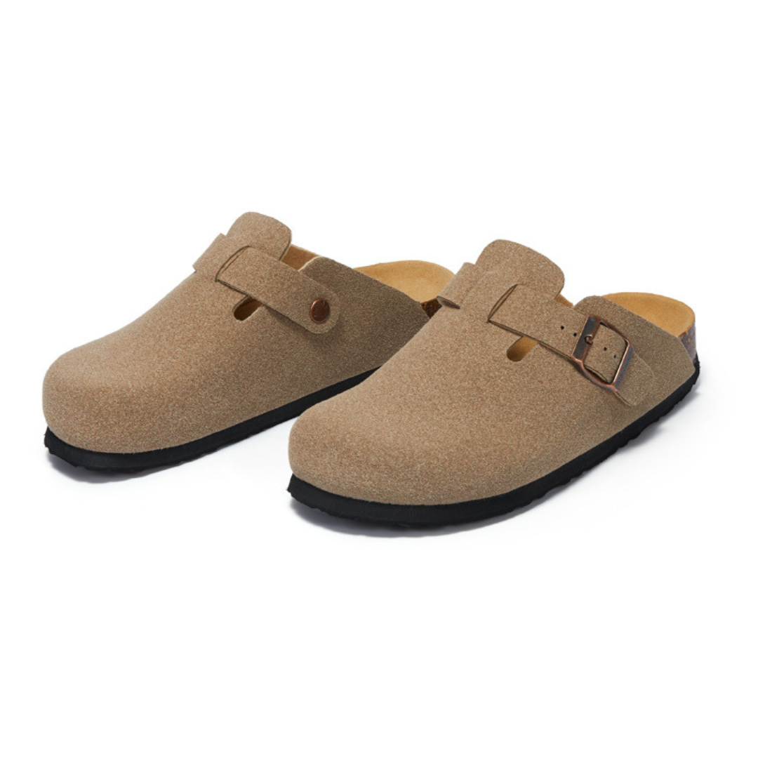 Pucon Suede Clog - Sand | Iron & Oak
