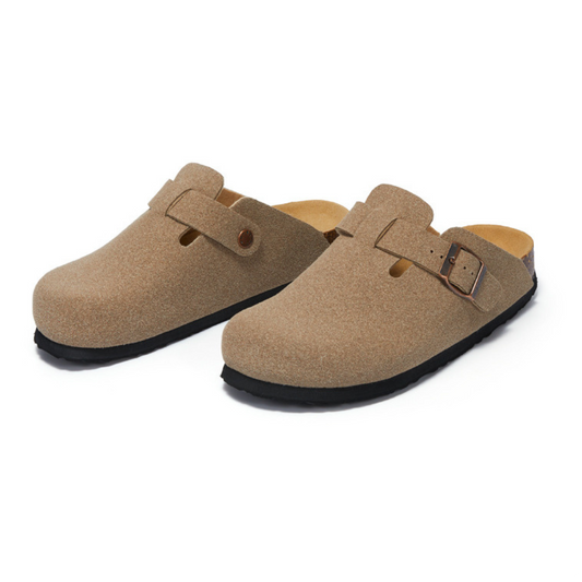 Pucon Suede Clog - Sand | Iron & Oak