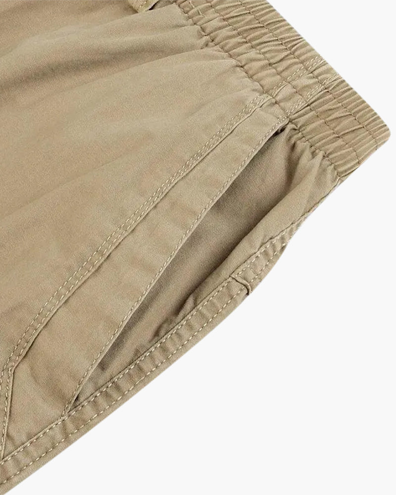 Capri Cotton Pantalon - Iron & Oak