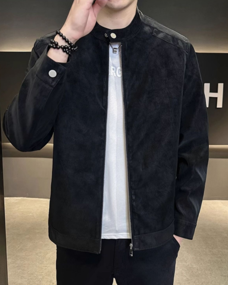 Estate Suede Leather Jacket - Iron & Oak