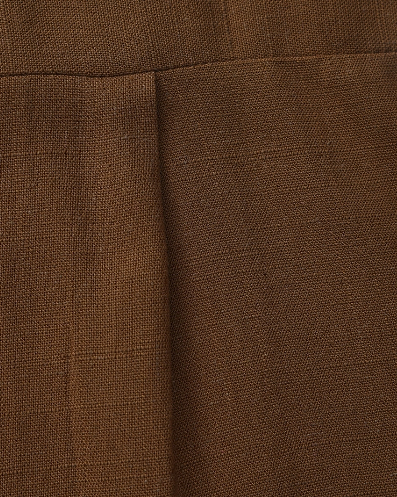 Men’s Mandarin Collar Shirt – Relaxed Fit Textured Cotton Shirt - Iron & Oak
