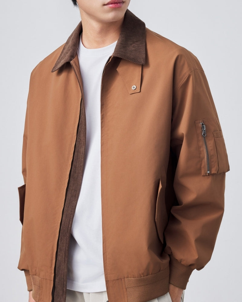 Classic Harrington Jacket - Iron & Oak