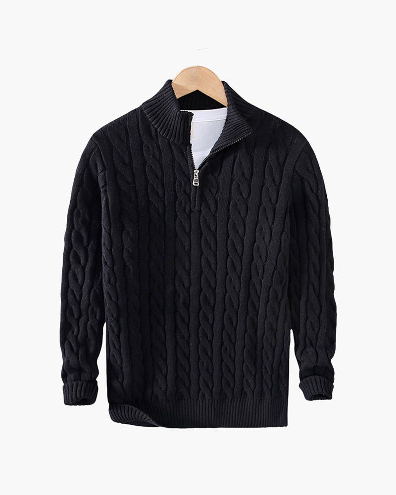 Verbier Half Zip Sweater - Iron & Oak
