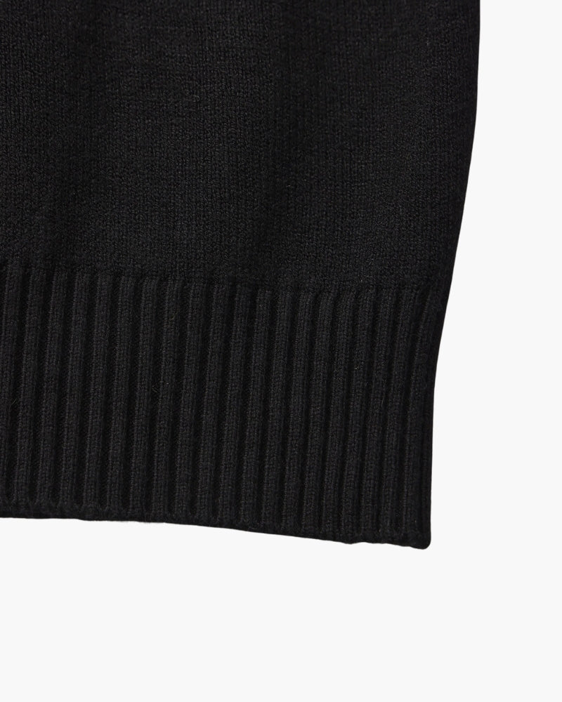 Essential Ribbed Mock Neck Sweater - Iron & Oak