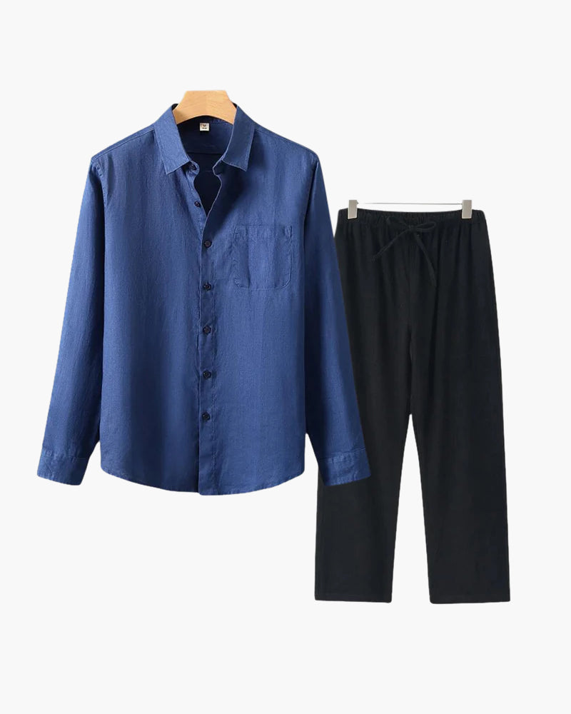 Linen Combo (Longsleeve) - Iron & Oak