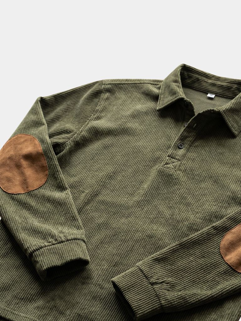 Westmoor Corduroy Polo - Iron & Oak