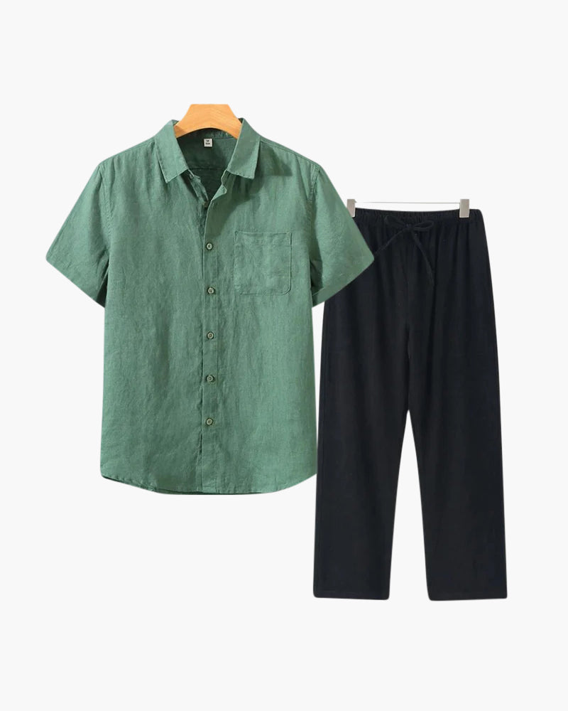 Linen Combo (Shortsleeve) - Iron & Oak