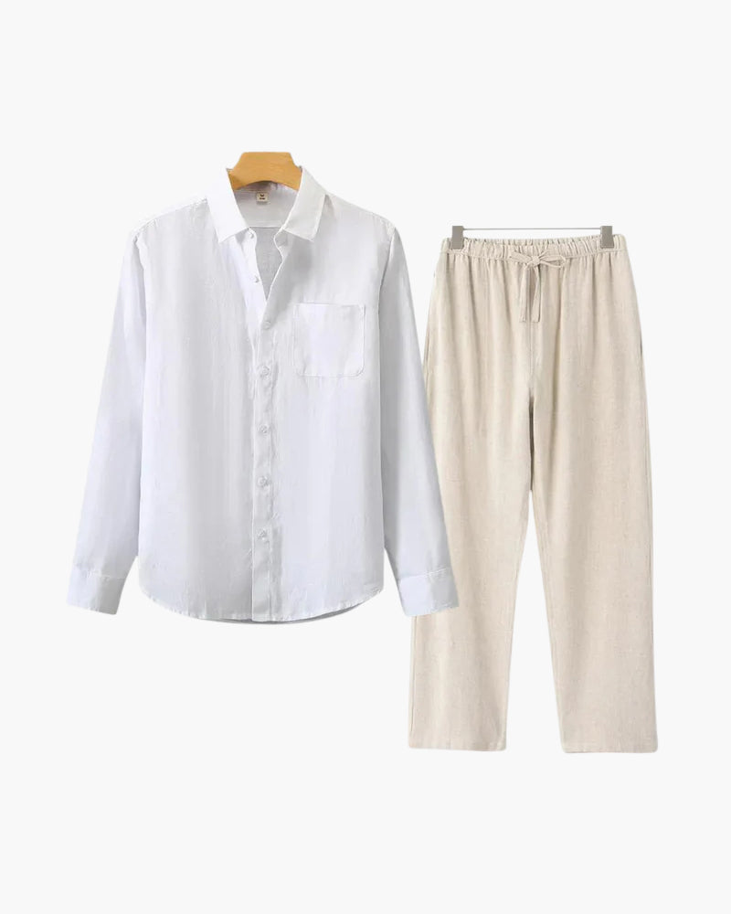 Linen Combo (Longsleeve) - Iron & Oak