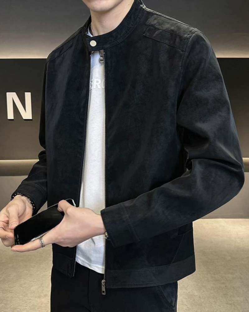 Estate Suede Leather Jacket - Iron & Oak