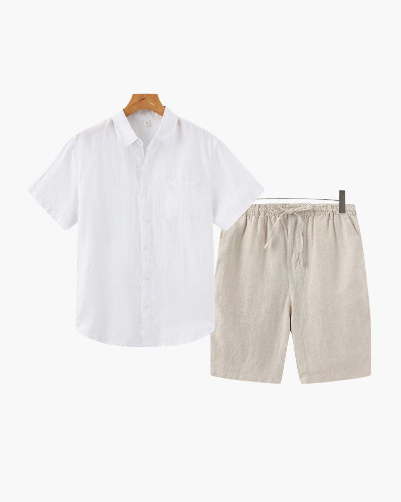 Linen Combo (Shorts) - Iron & Oak