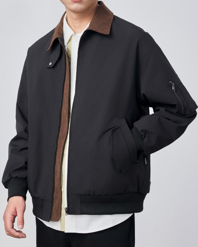 Classic Harrington Jacket - Iron & Oak